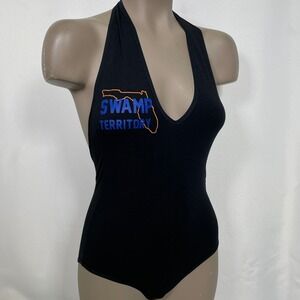 Florida Gators Hype & Vice Swamp Territory Black Bodysuit Women's SMALL NEW